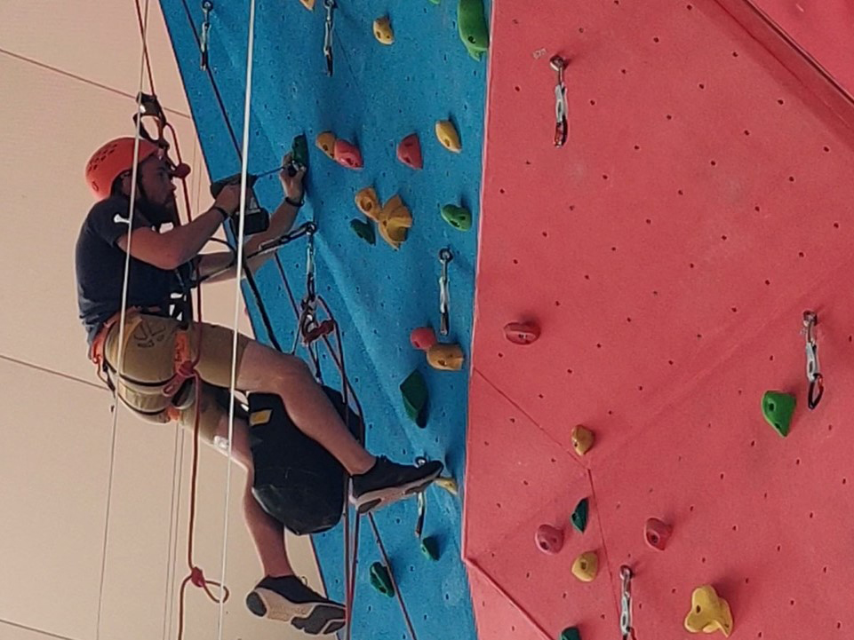 Ouverture de parcours d'escalade